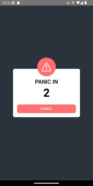 Vigil Mobile Panic Screen